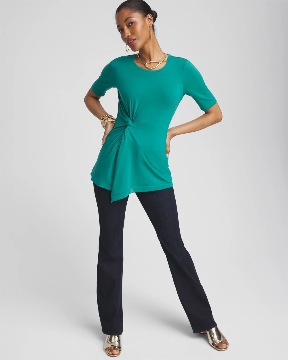 Touch of Cool™ Draped Tunic | Chico's